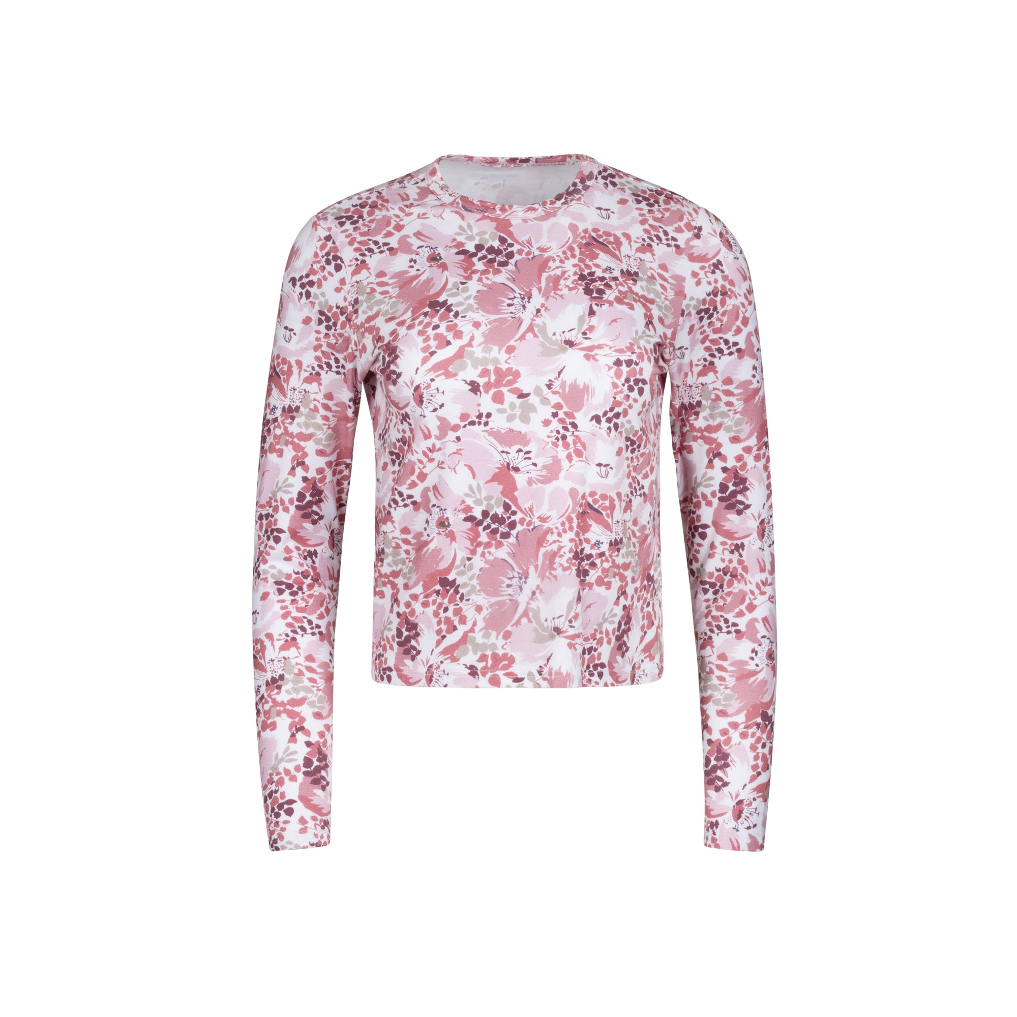 PINK FLORAL PRINTED ESSENT TEE