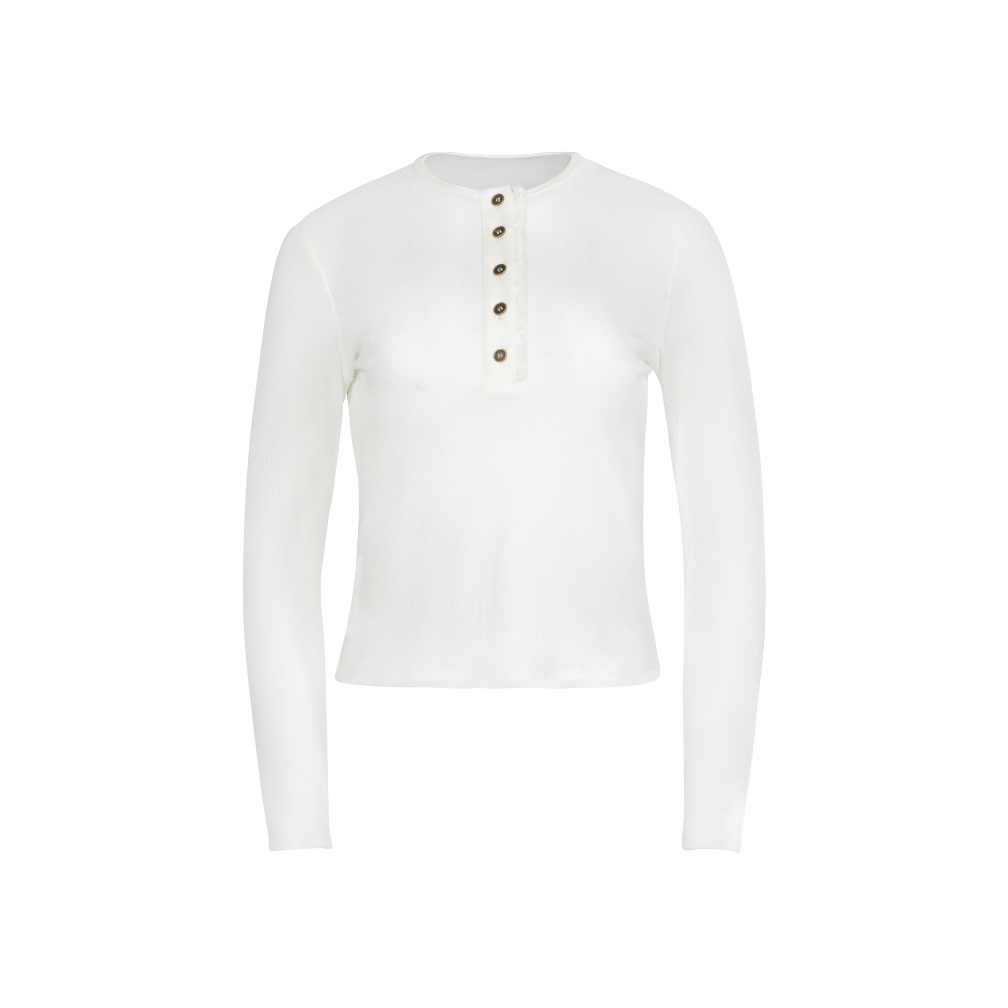 WHITE FRINGE TEE