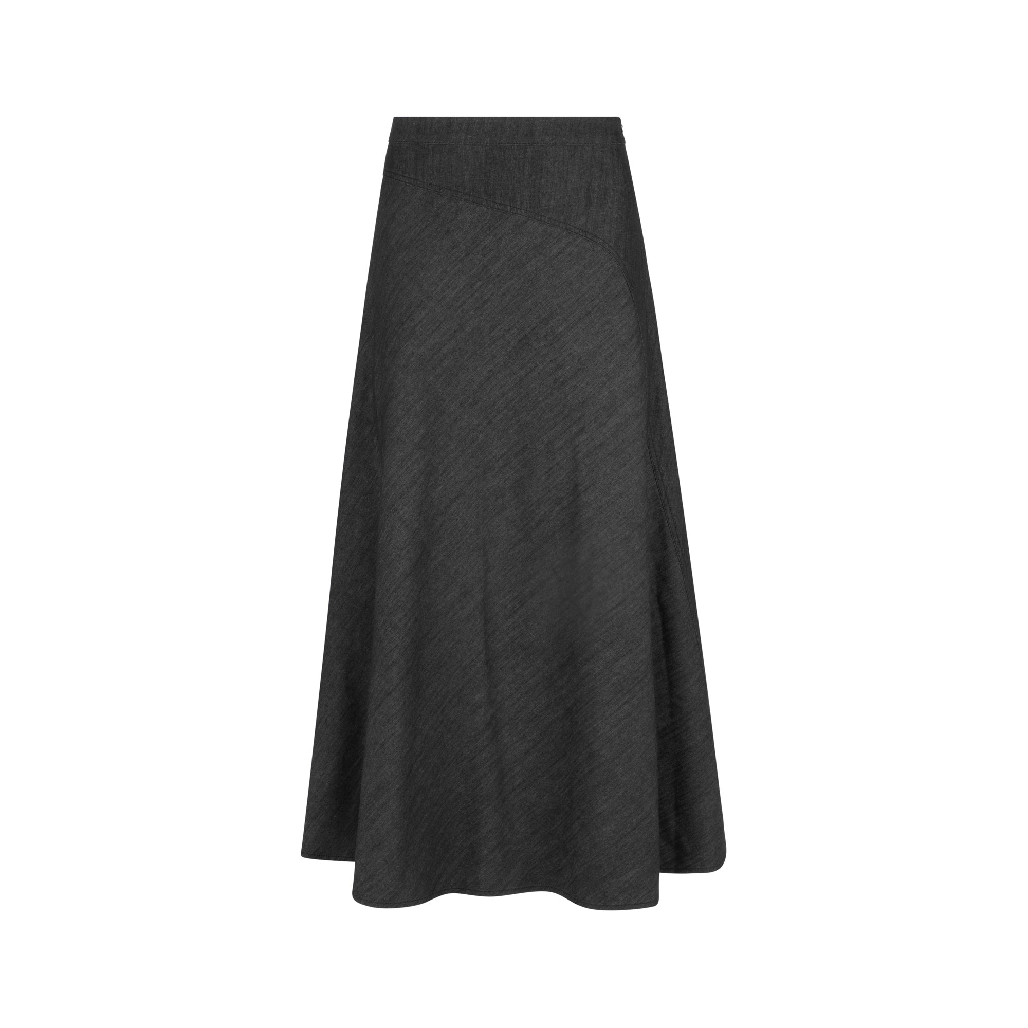 BLACK DENIM CASPIAN SKIRT