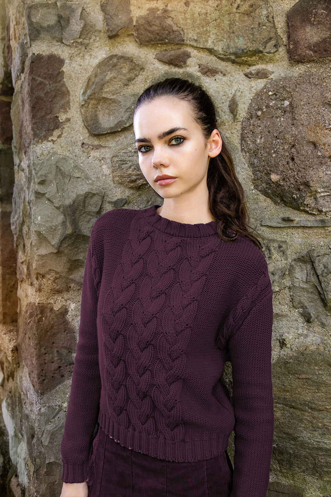CABLE SWEATER