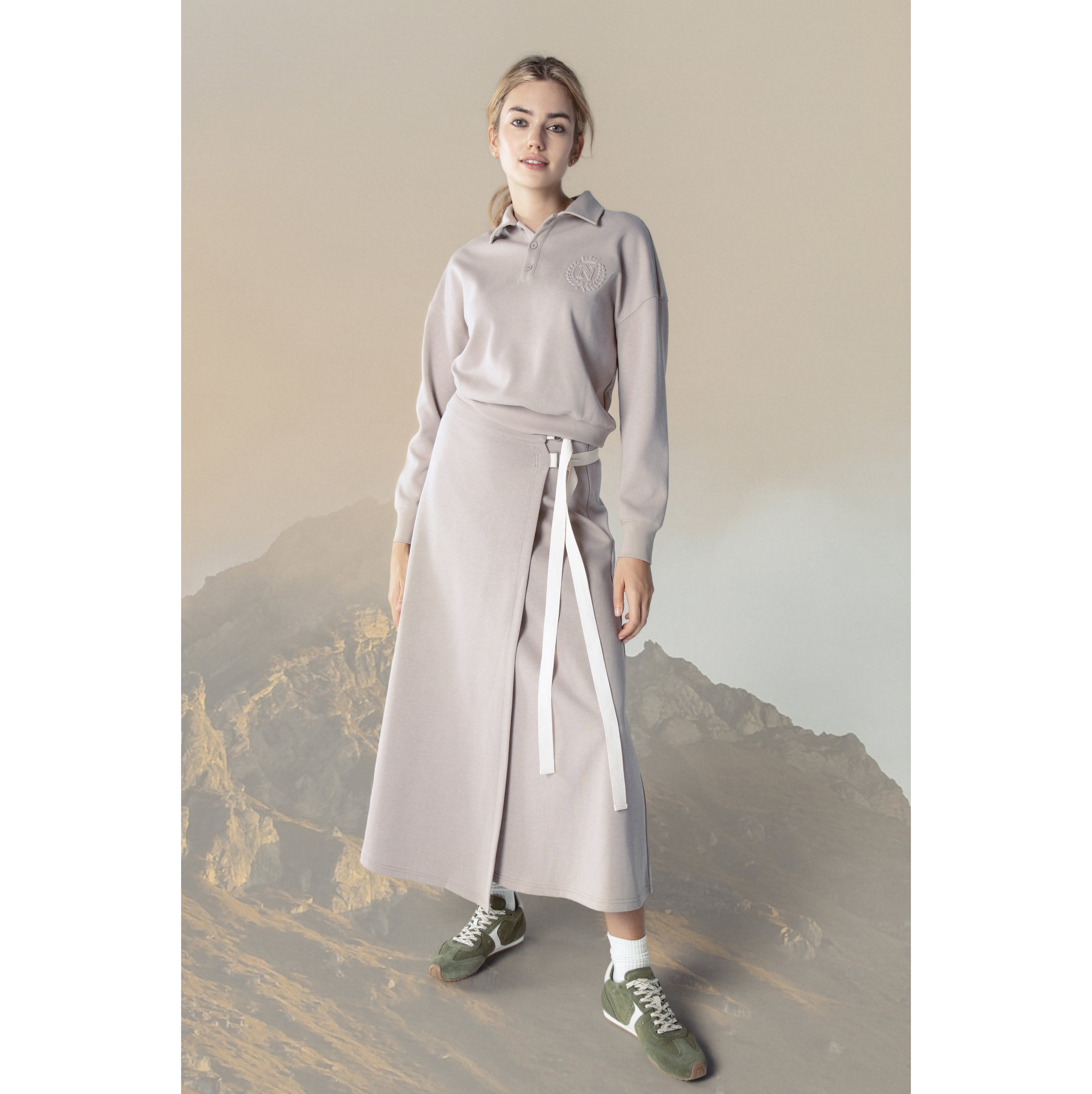 TAUPE DORIN SKIRT