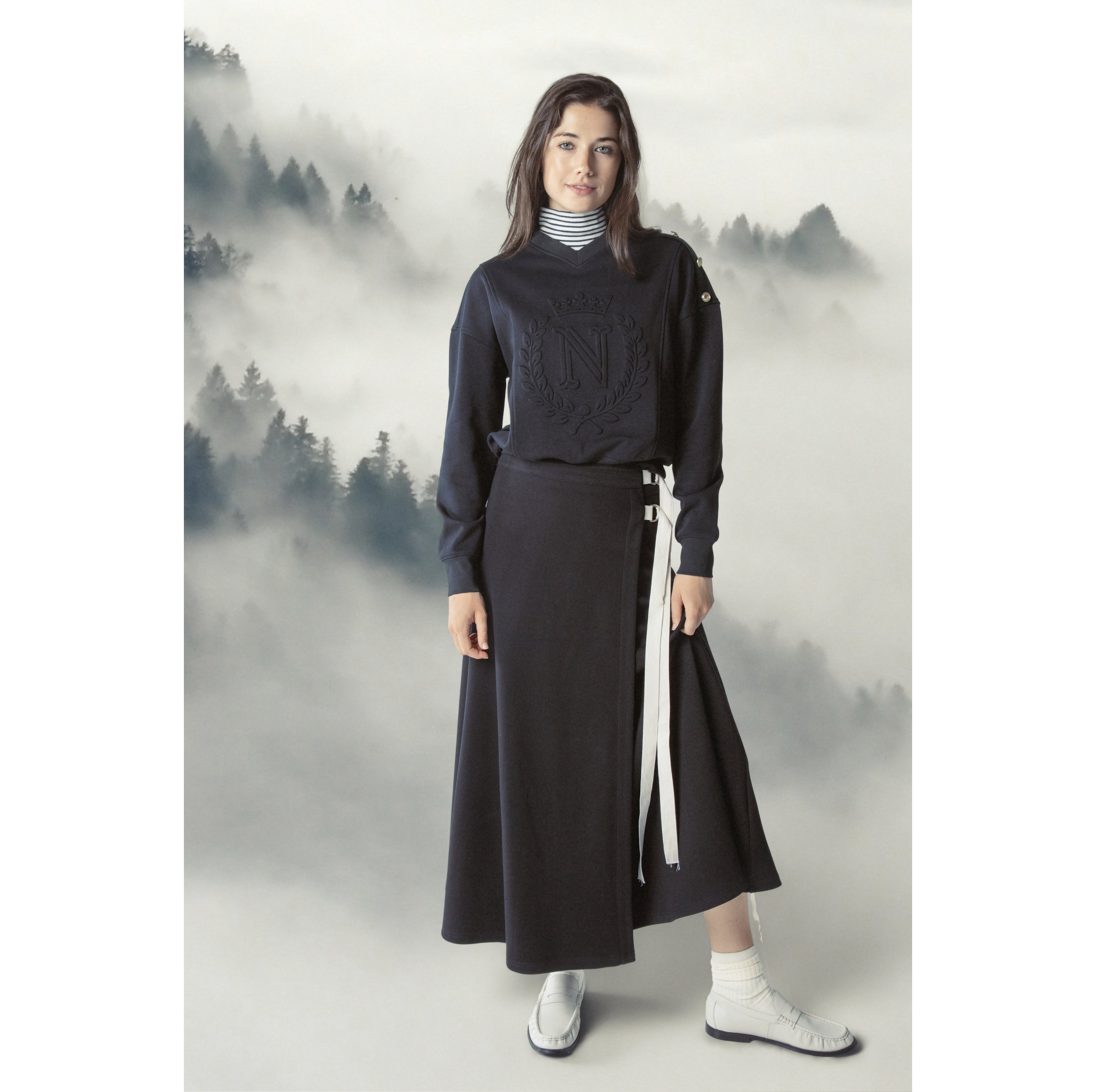 BLACK DORIN SKIRT