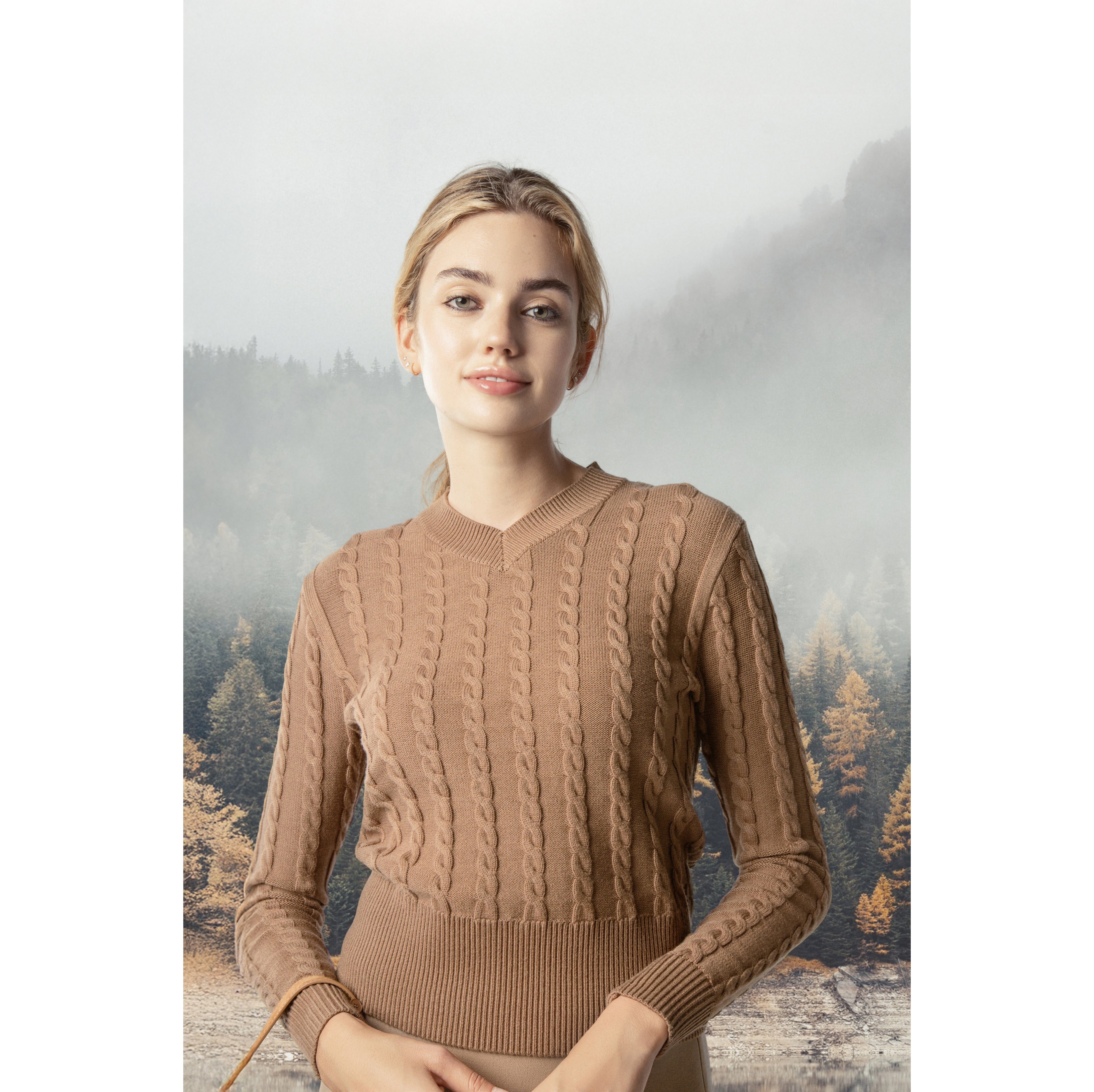CAMEL PHASE SWEATER