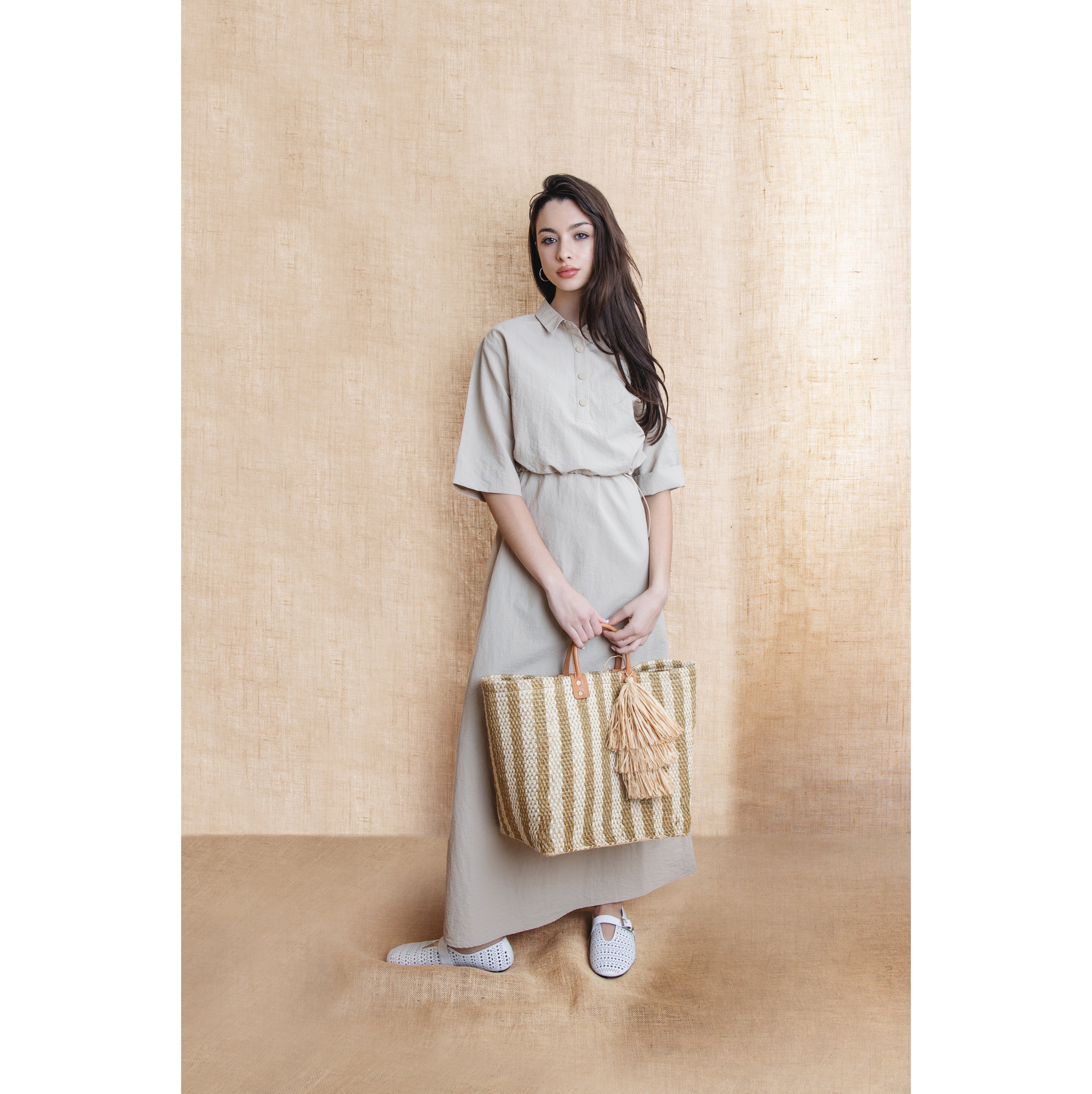 TAN LYLAH BLOUSE