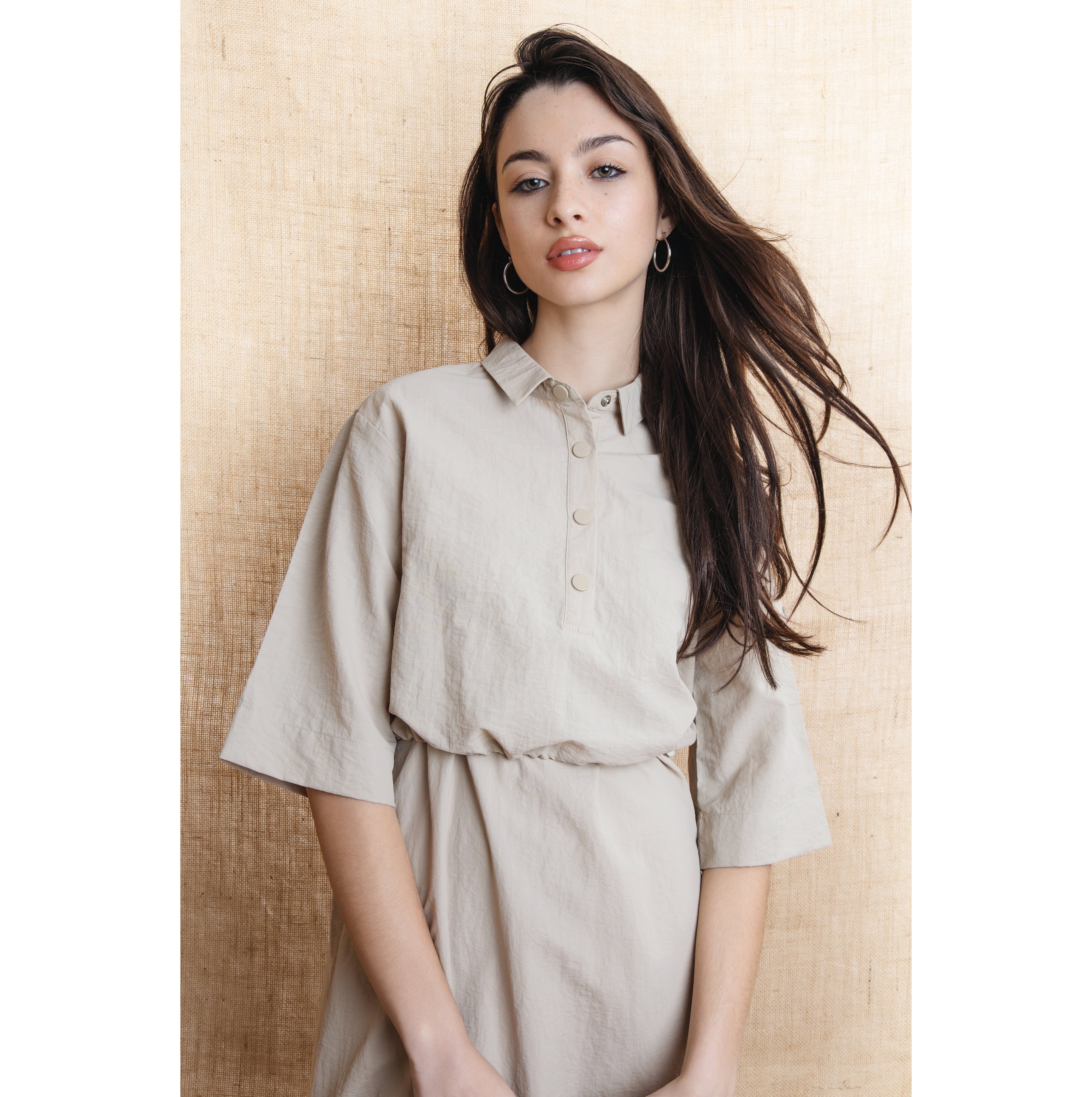 TAN LYLAH BLOUSE