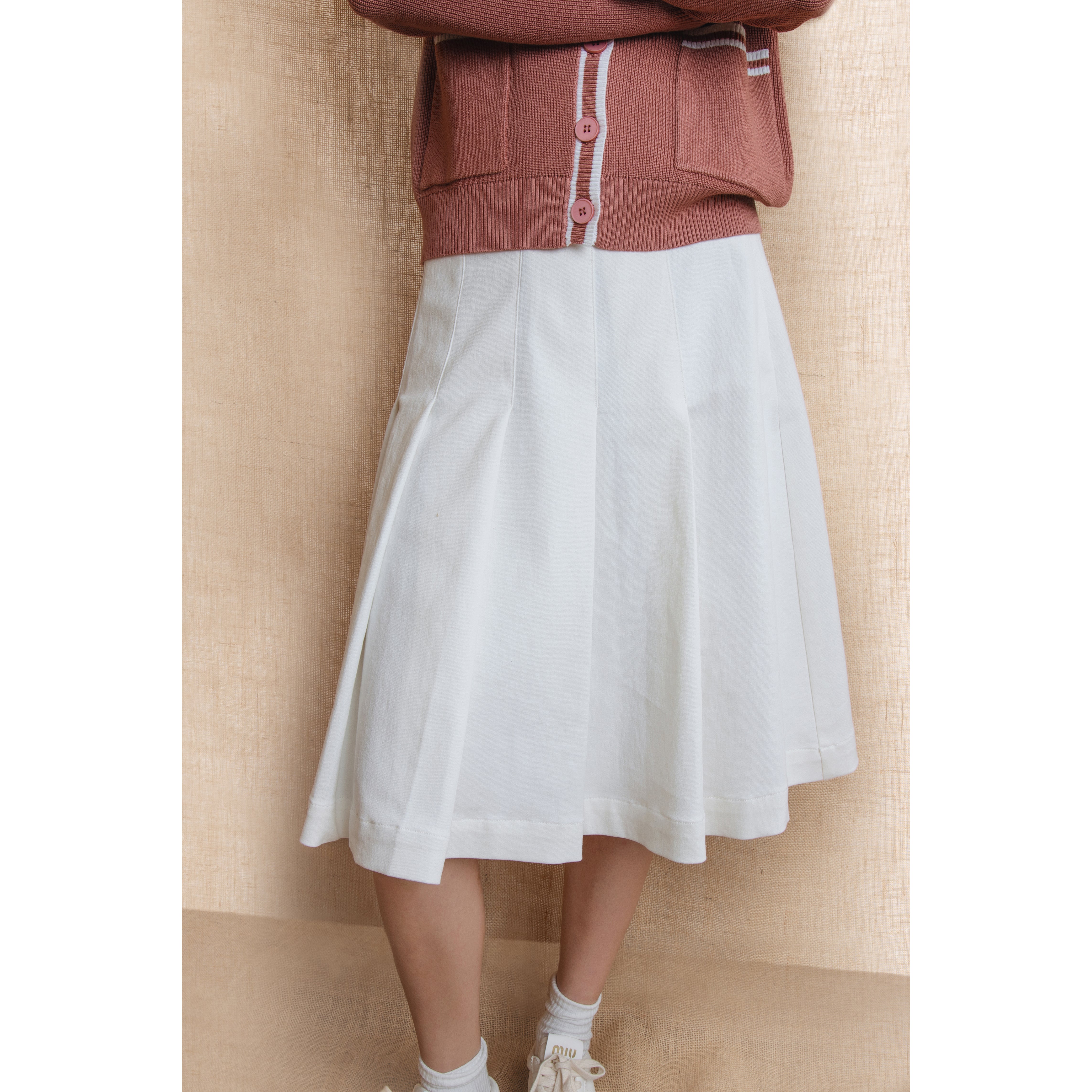 WHITE AVERY SKIRT