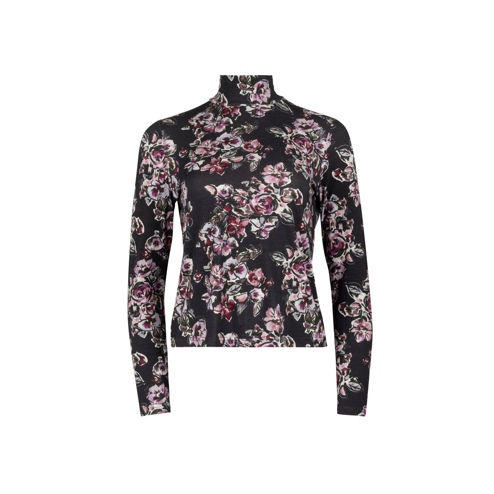 WINE PAINTED TURTLENECK