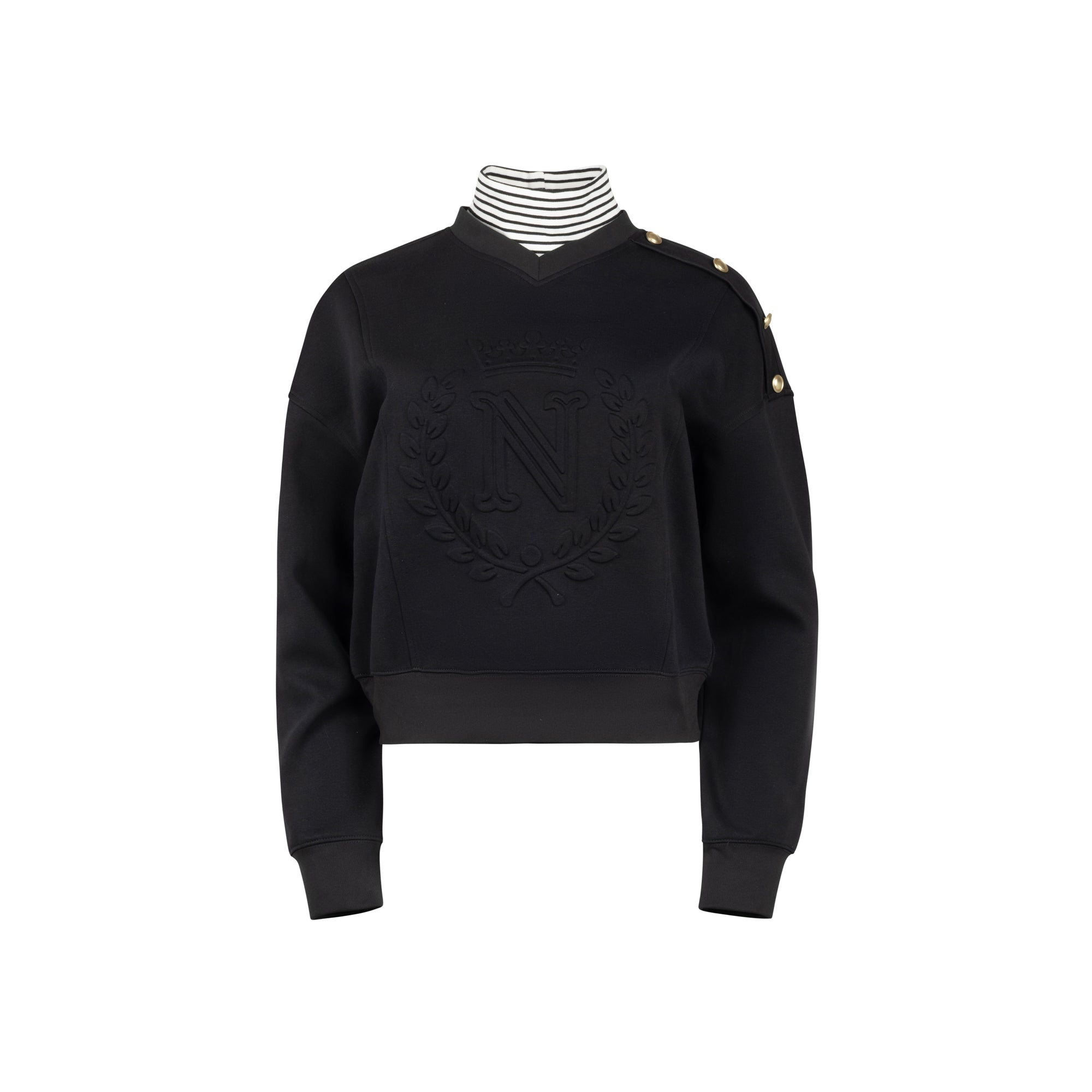 BLACK MIRA SWEATSHIRT
