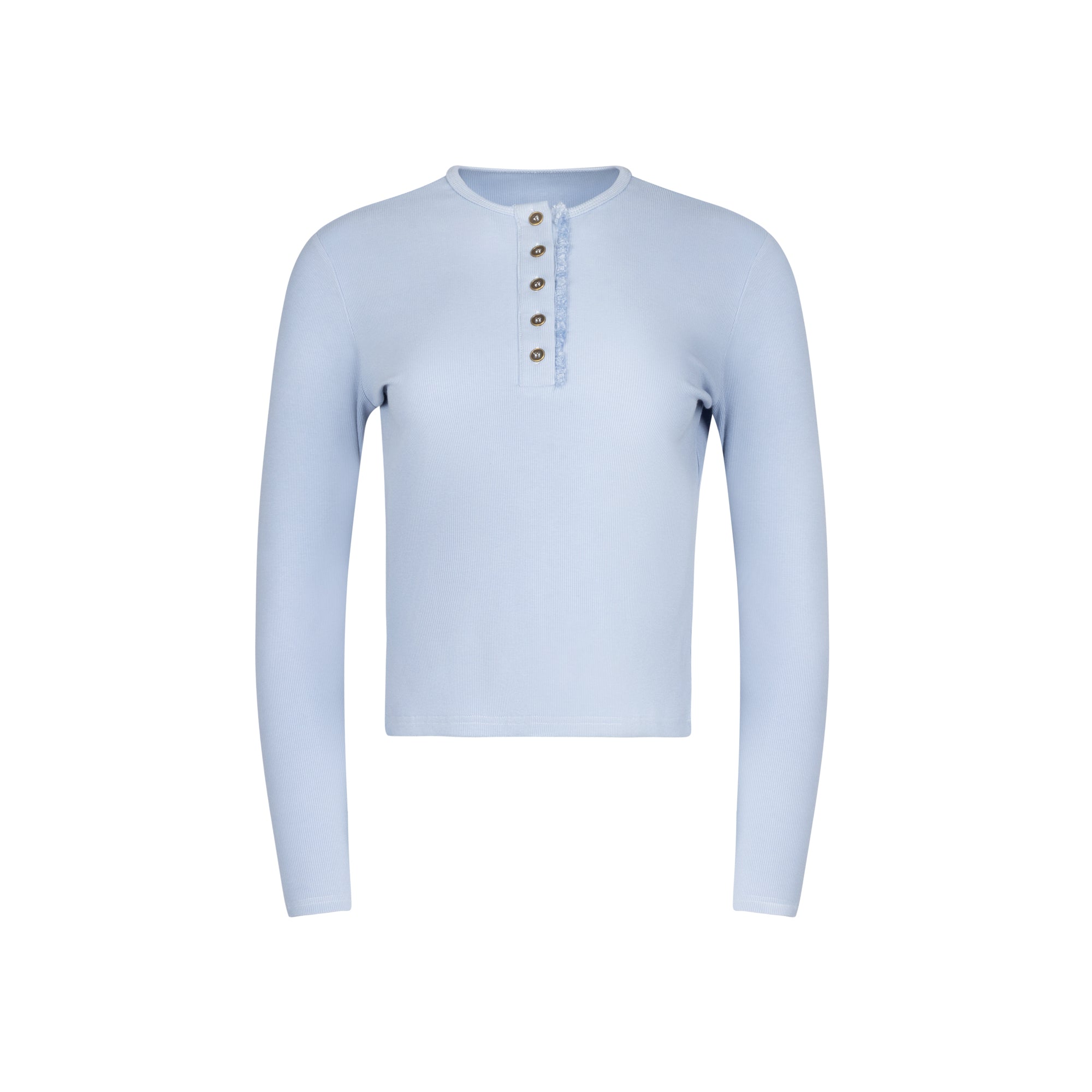 BLUE FRINGE TEE